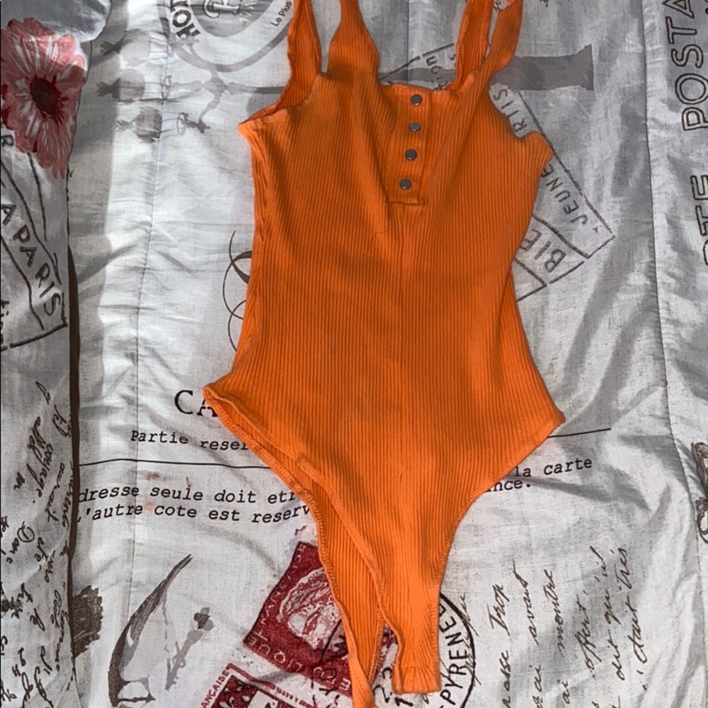Orange Bodysuit